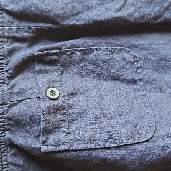 Athletic Linen Skirt with Drawstring Waist - Picture 6 of 8